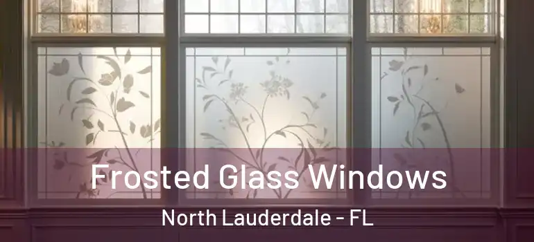  Frosted Glass Windows North Lauderdale - FL