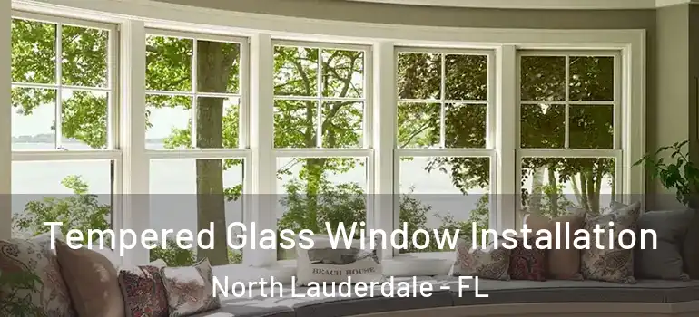  Tempered Glass Window Installation North Lauderdale - FL