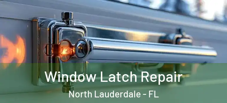  Window Latch Repair North Lauderdale - FL